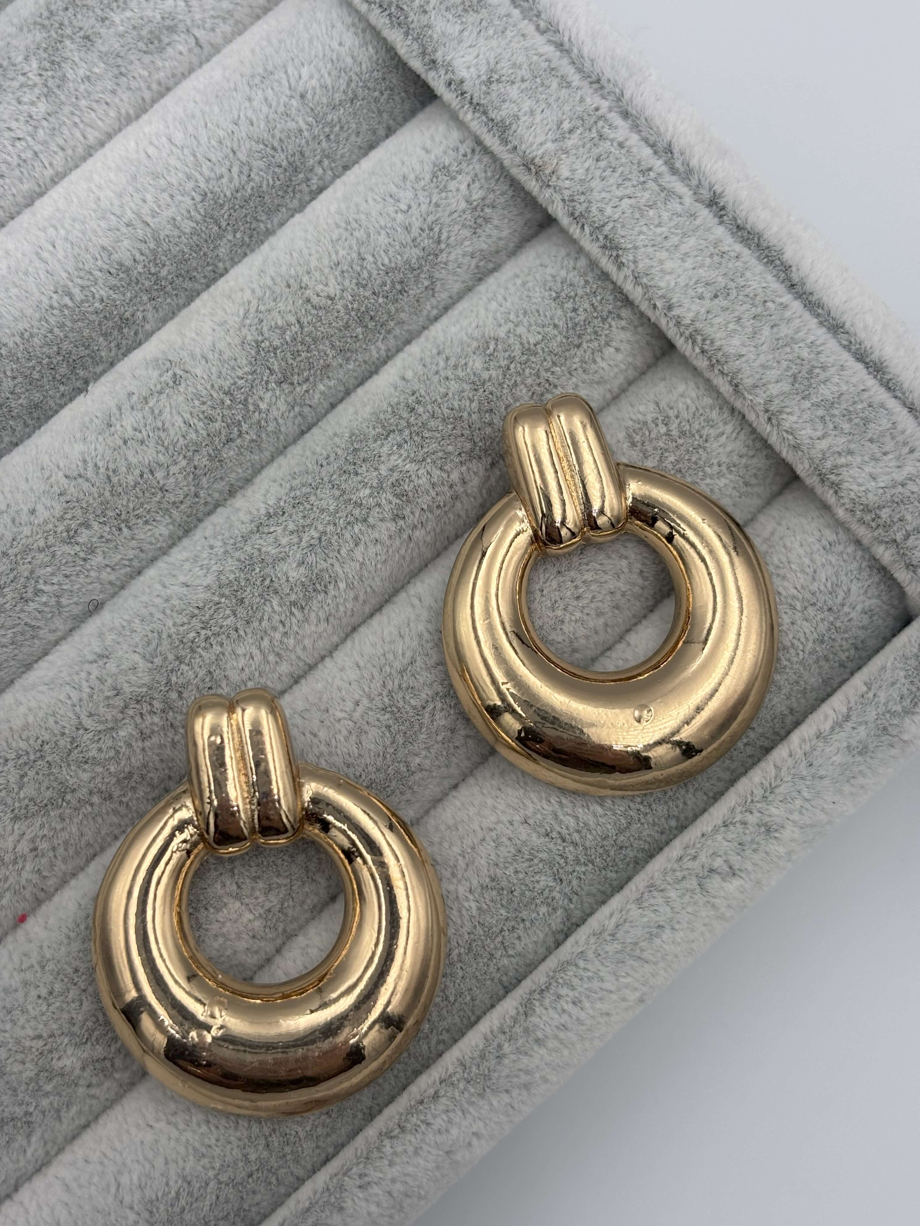 VİNTAGE HALKA KÜPE (GOLD)